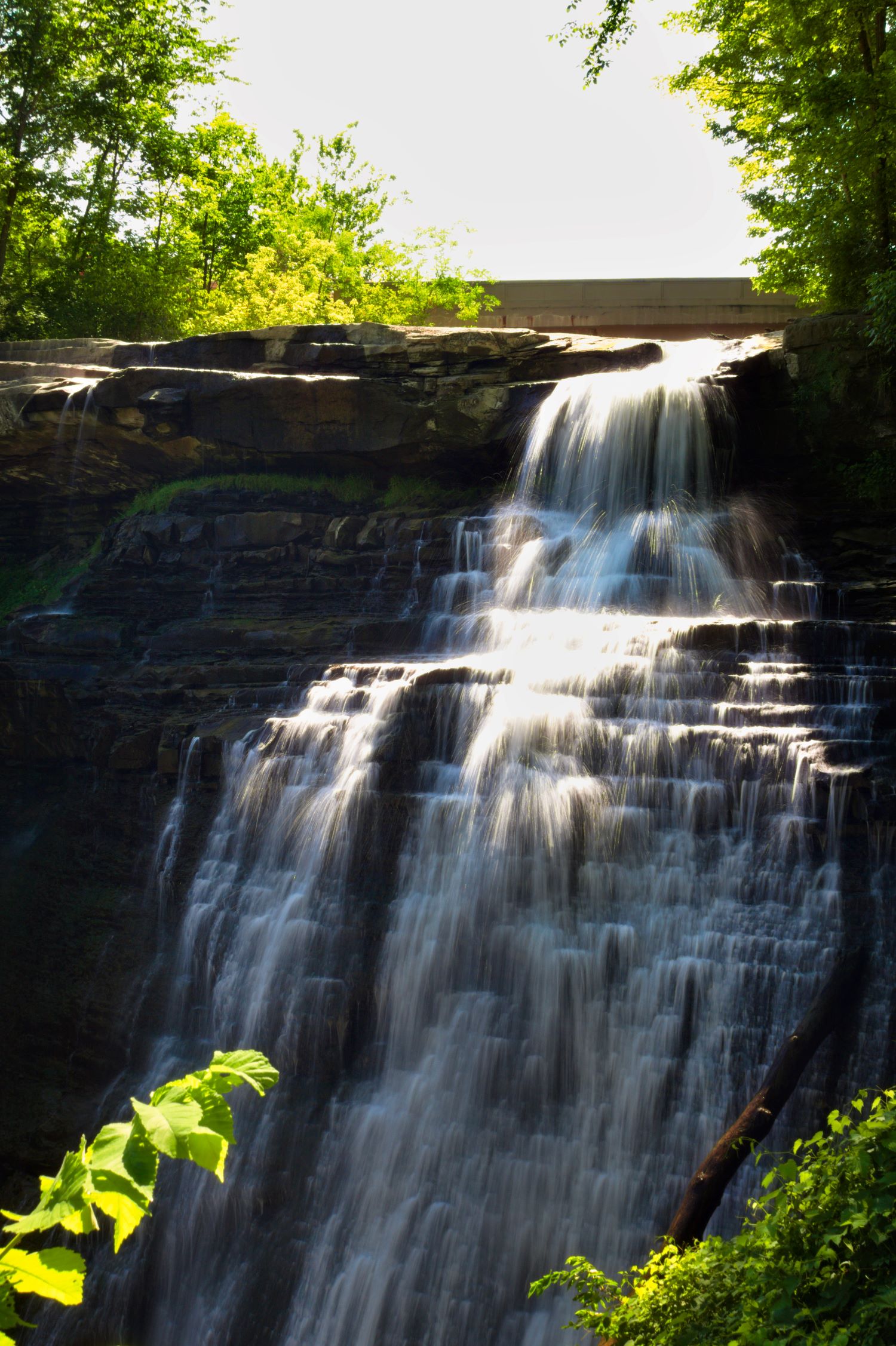 a long exposure photo of Brandywine Falls, located in Ohio